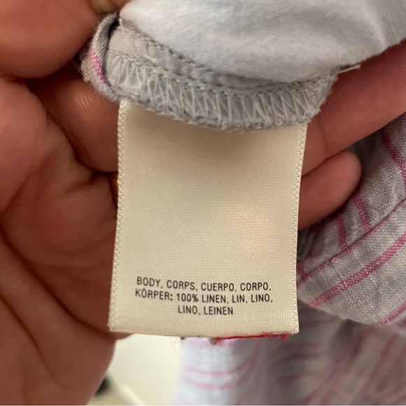 Anthro Elevenses Nantucket Linen Jumpsuit 10 - Picture 14 of 14